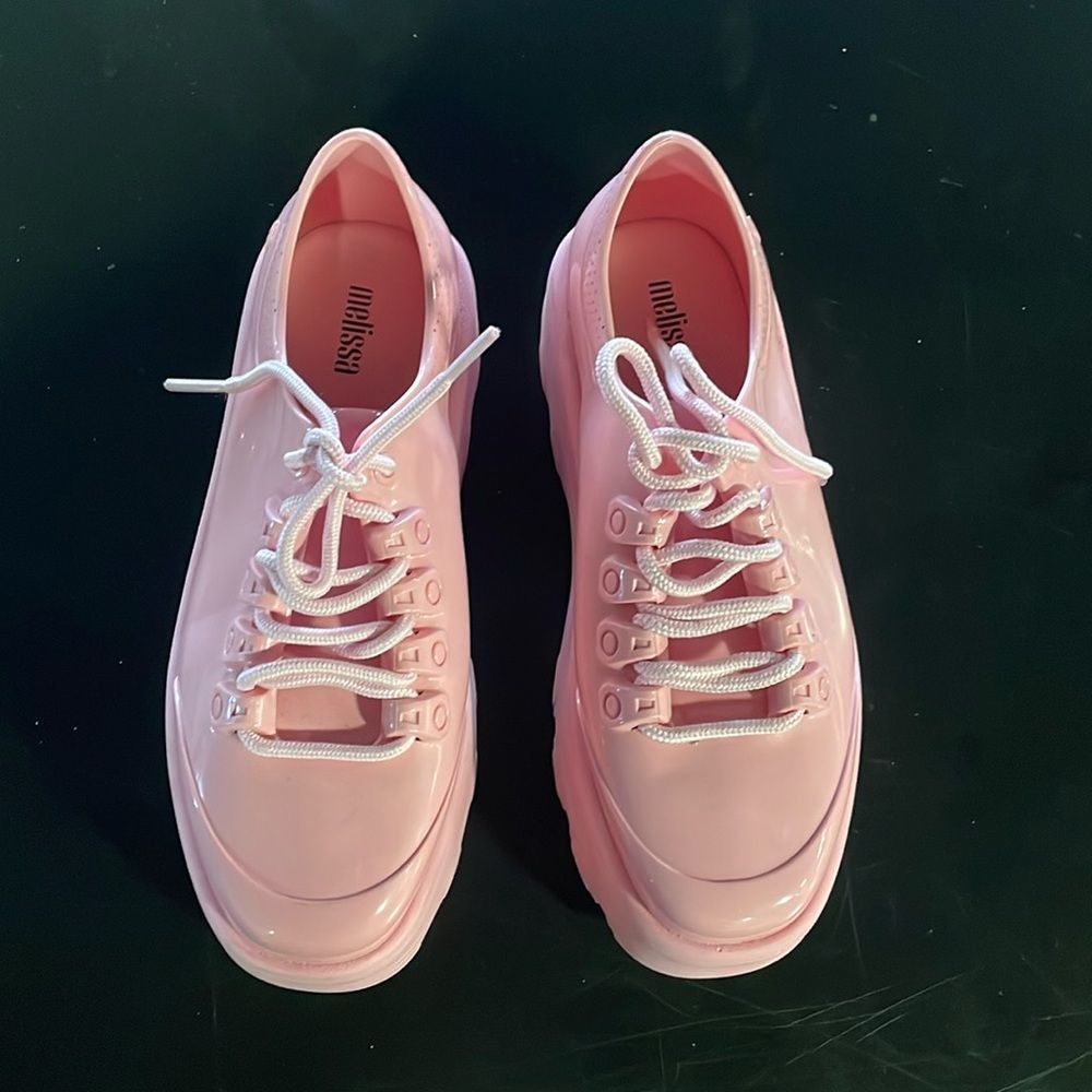 Melissa - Womens Kick Off Ad Sneaker, size 7 US womens, color pink.